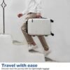 Coolife Luggage Expandable(only 28") Suitcase PC+ABS Spinner Built-In TSA lock 20in 24in 28in Carry on (Teal., S(20in_carry on)) - Image 2
